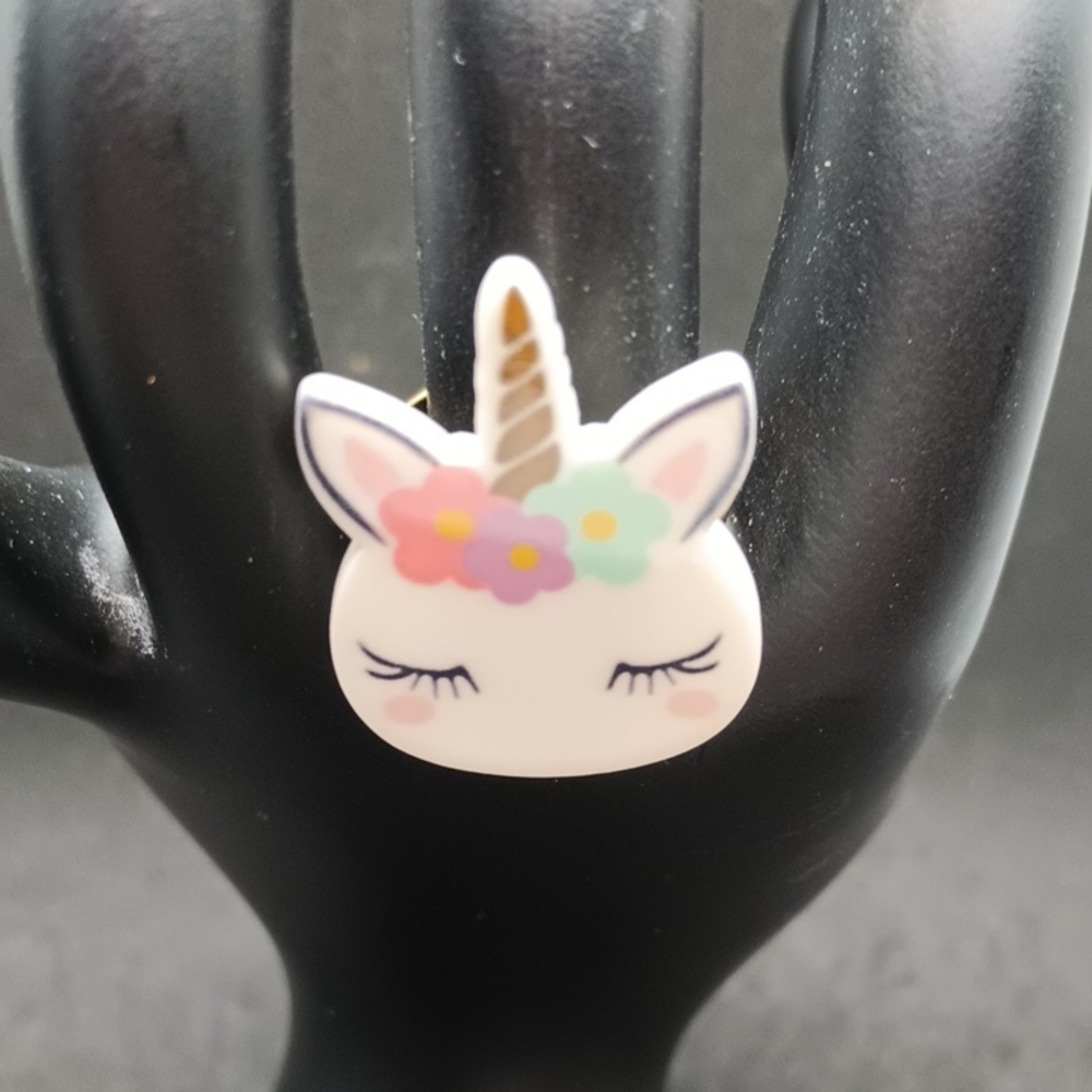 Hand Crafted Unicorn Ring with Pastel Colors